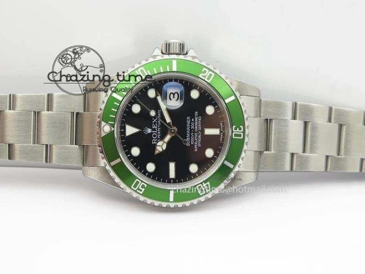 MiroTime 0419 Submariner BP Maker 16610 Green Dial On SS Bracelet A Bright 3870
